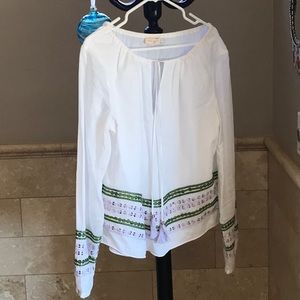 Tory Burch Madeleine peasant top